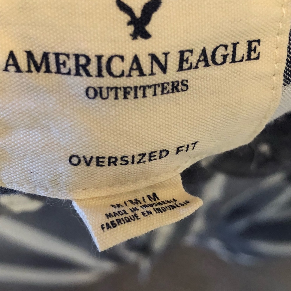 Button Down American Eagle Blouse; Size: M; - image 3